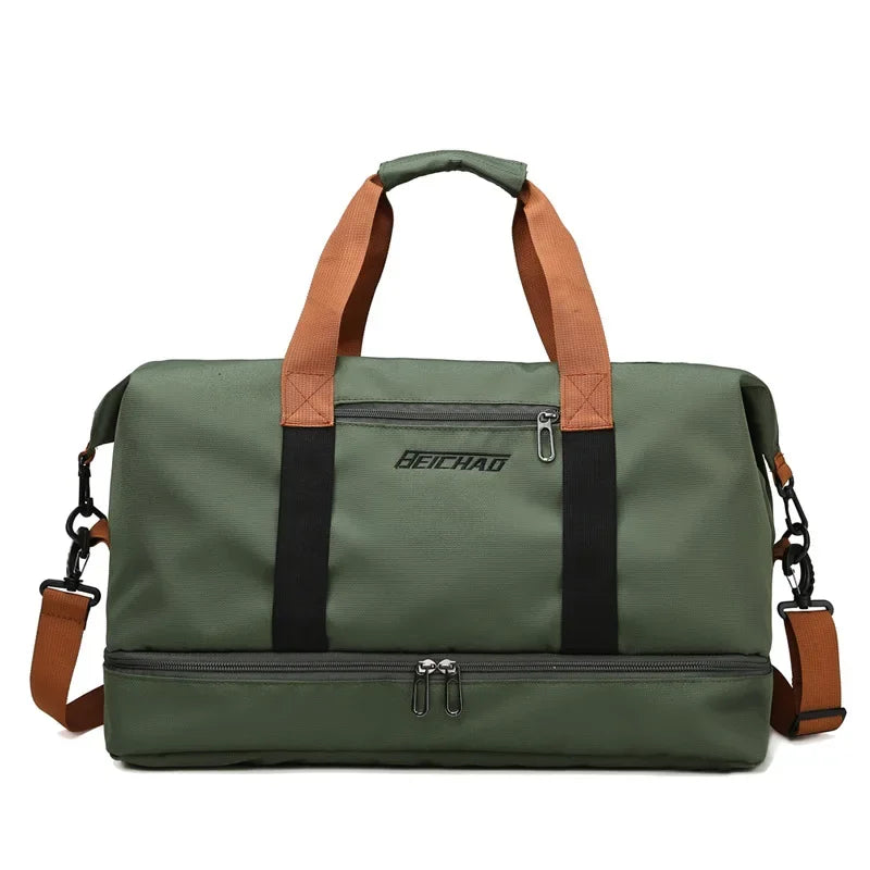 Travel Gym Duffle Bag – Weekender Crossbody & Shoulder Sports Bag