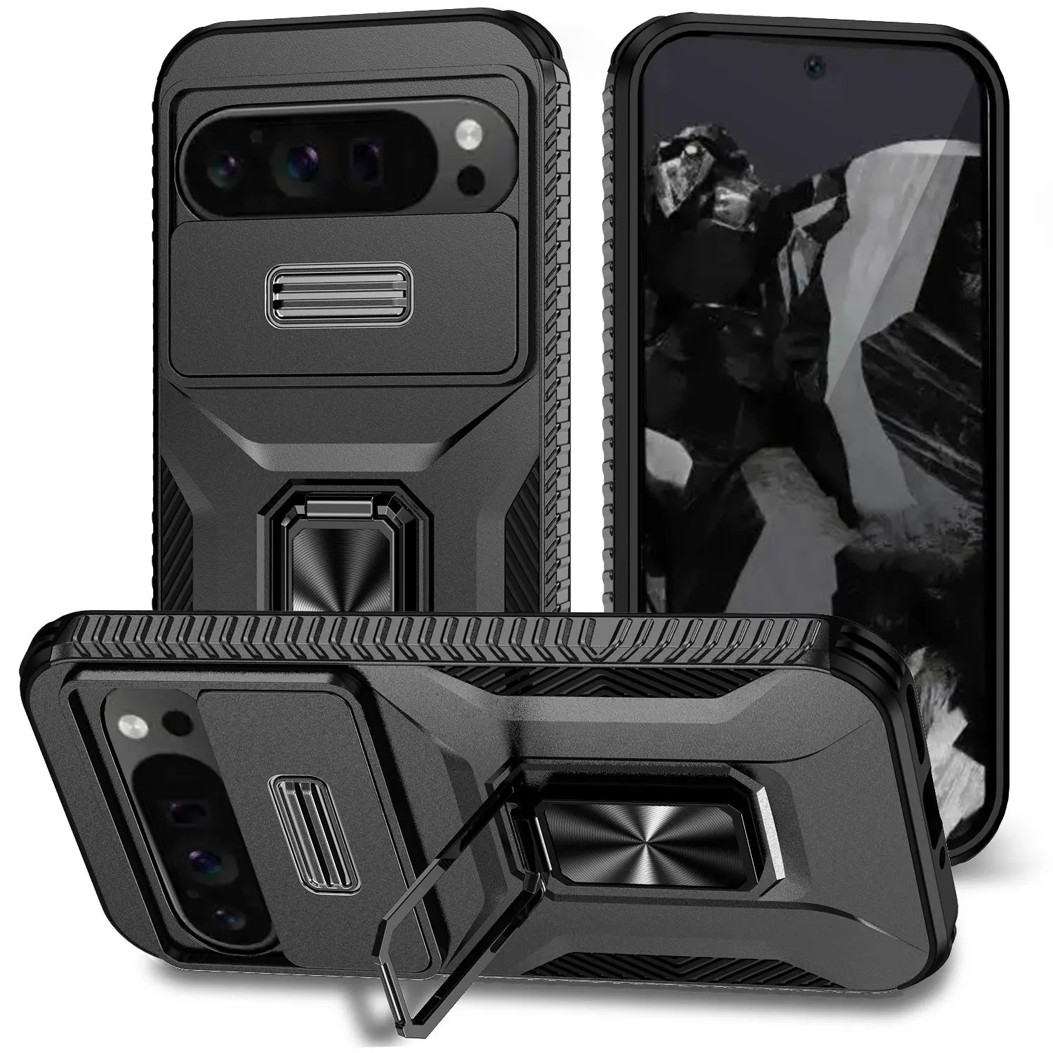 Pixel Slide Camera Case