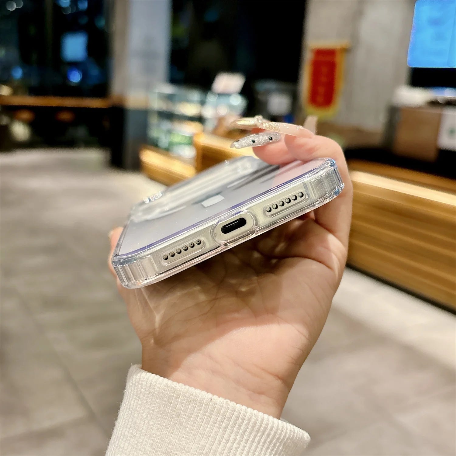 Transparent Clear MagSafe Case
