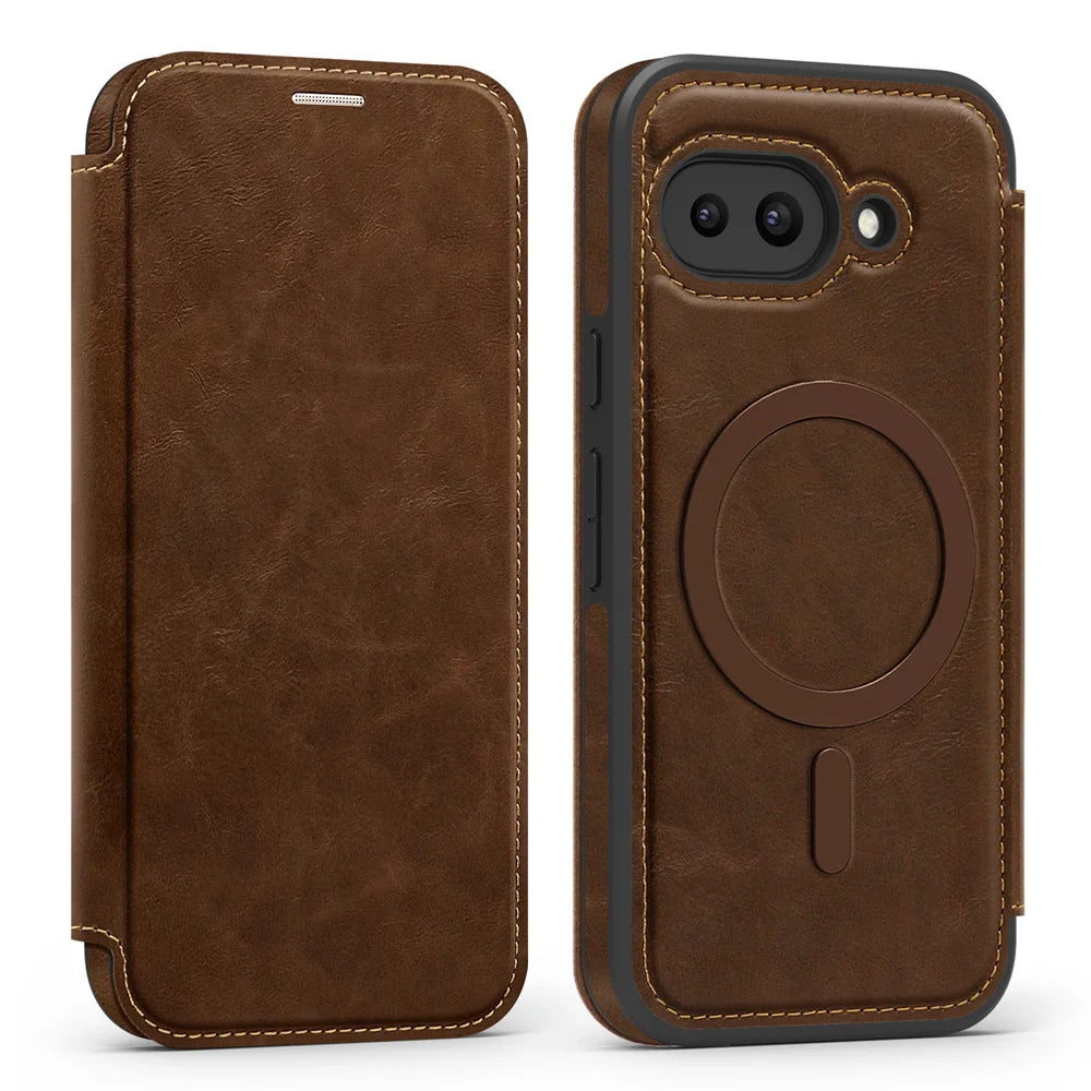 Pixel Leather Flip Case
