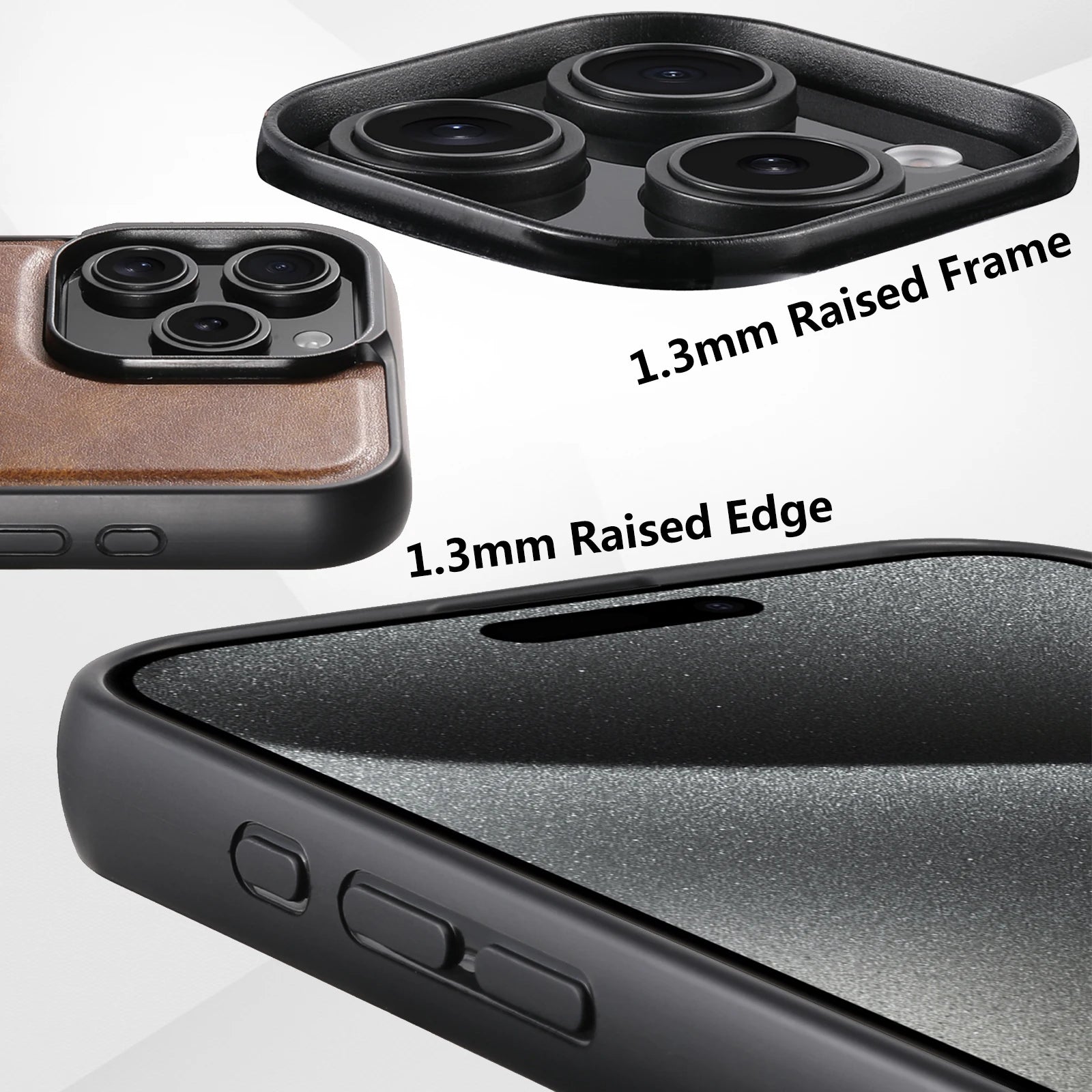iPhone Leather Ring Case