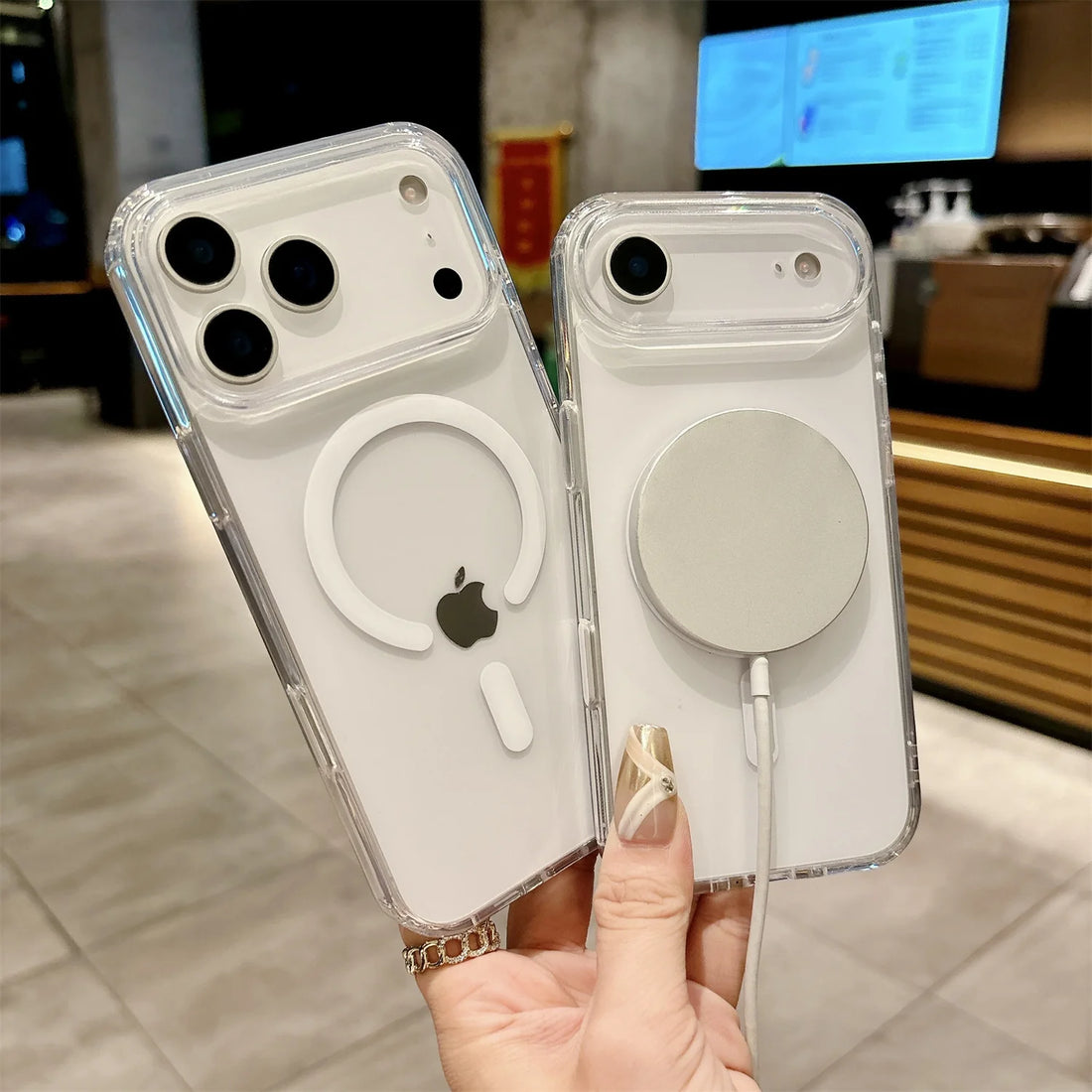 Transparent Clear MagSafe Case